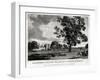 Knole Park in Kent, the Seat of His Grace the Duke of Dorset, 1775-Michael Angelo Rooker-Framed Giclee Print