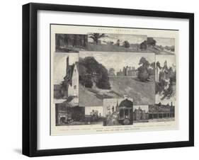 Knole Park, the Seat of Lord Sackville-Charles Auguste Loye-Framed Giclee Print