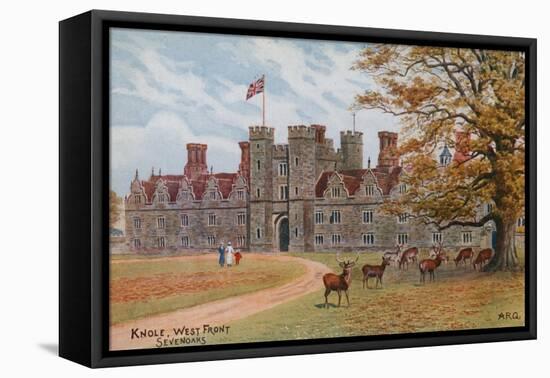 Knole, West Front, Sevenoaks-Alfred Robert Quinton-Framed Stretched Canvas