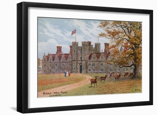 Knole, West Front, Sevenoaks-Alfred Robert Quinton-Framed Giclee Print