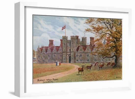 Knole, West Front, Sevenoaks-Alfred Robert Quinton-Framed Giclee Print