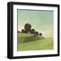 Knoll View 2 Square-DB Edwards-Framed Art Print