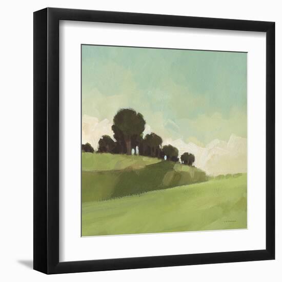 Knoll View 2 Square-DB Edwards-Framed Art Print