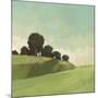 Knoll View 2 Square-DB Edwards-Mounted Art Print