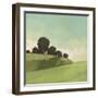 Knoll View 2 Square-DB Edwards-Framed Art Print