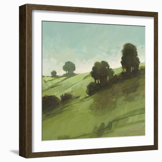 Knoll View 3 Square-DB Edwards-Framed Art Print