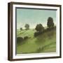 Knoll View 3 Square-DB Edwards-Framed Art Print