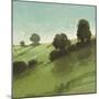 Knoll View 3 Square-DB Edwards-Mounted Art Print