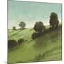 Knoll View 3 Square-DB Edwards-Mounted Art Print