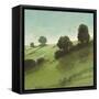 Knoll View 3 Square-DB Edwards-Framed Stretched Canvas