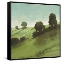 Knoll View 3 Square-DB Edwards-Framed Stretched Canvas