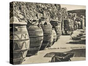 Knossos - Crete - Large Storage Jars-null-Stretched Canvas