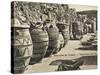 Knossos - Crete - Large Storage Jars-null-Stretched Canvas