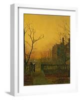 Knostrop Hall, Leeds-John Atkinson Grimshaw-Framed Giclee Print