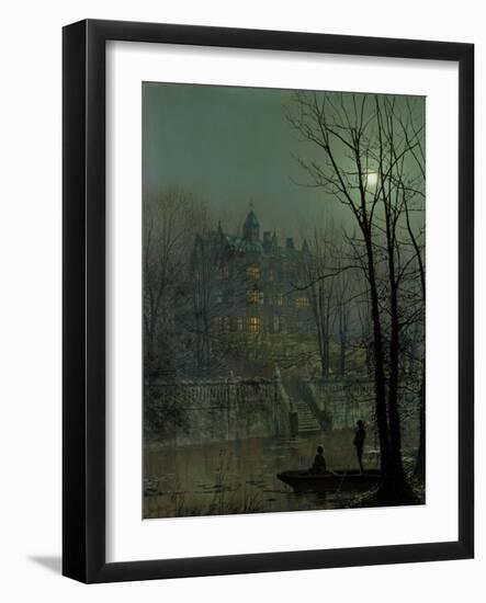 Knostrop Old Hall, Leeds, 1883-John Atkinson Grimshaw-Framed Giclee Print