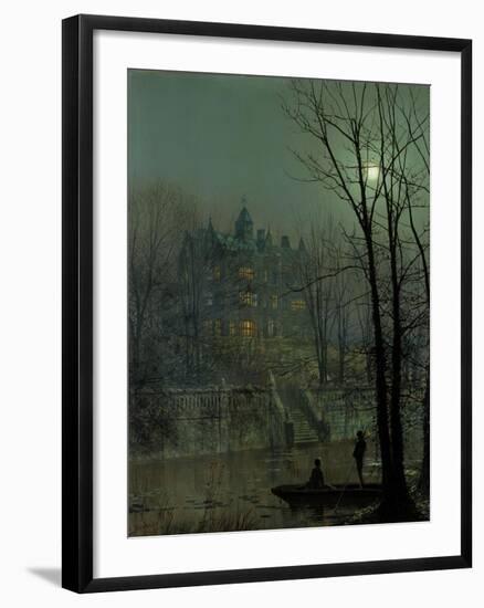 Knostrop Old Hall, Leeds, 1883-John Atkinson Grimshaw-Framed Giclee Print