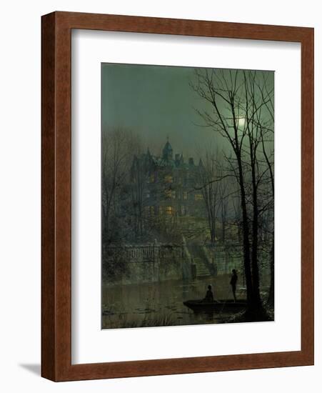 Knostrop Old Hall, Leeds, 1883-John Atkinson Grimshaw-Framed Giclee Print