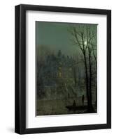 Knostrop Old Hall, Leeds, 1883-John Atkinson Grimshaw-Framed Giclee Print