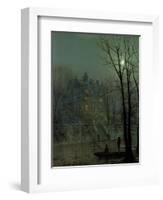 Knostrop Old Hall, Leeds, 1883-John Atkinson Grimshaw-Framed Giclee Print