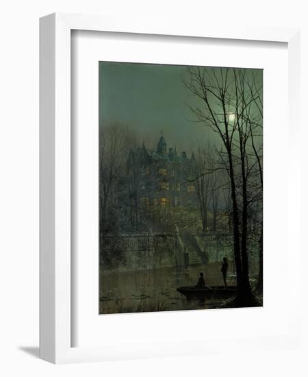 Knostrop Old Hall, Leeds, 1883-John Atkinson Grimshaw-Framed Giclee Print