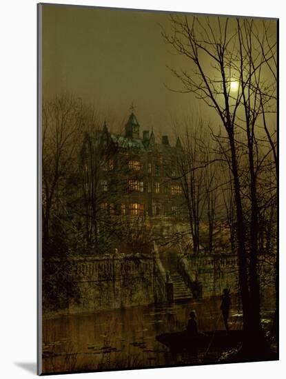 Knostrop Old Hall, Leeds, 1883-John Atkinson Grimshaw-Mounted Giclee Print