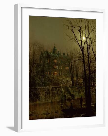 Knostrop Old Hall, Leeds, 1883-John Atkinson Grimshaw-Framed Giclee Print