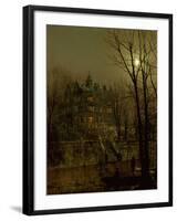 Knostrop Old Hall, Leeds, 1883-John Atkinson Grimshaw-Framed Giclee Print