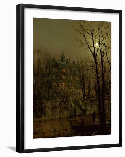 Knostrop Old Hall, Leeds, 1883-John Atkinson Grimshaw-Framed Giclee Print