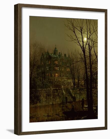 Knostrop Old Hall, Leeds, 1883-John Atkinson Grimshaw-Framed Giclee Print