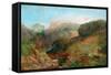 Knotts Naze, Todmorden-John Holland-Framed Stretched Canvas