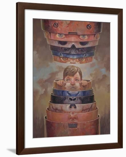 Know Thy Self-Aaron Jasinski-Framed Art Print