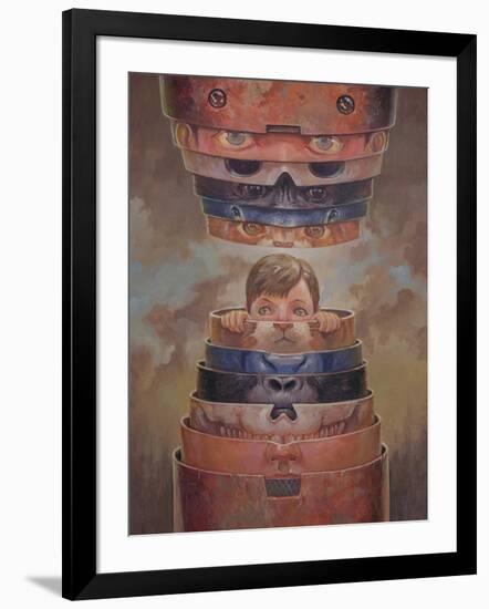 Know Thy Self-Aaron Jasinski-Framed Art Print