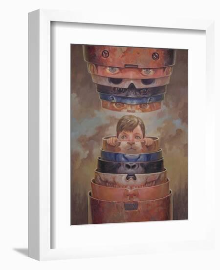 Know Thy Self-Aaron Jasinski-Framed Art Print