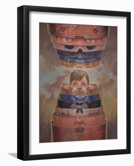 Know Thy Self-Aaron Jasinski-Framed Art Print