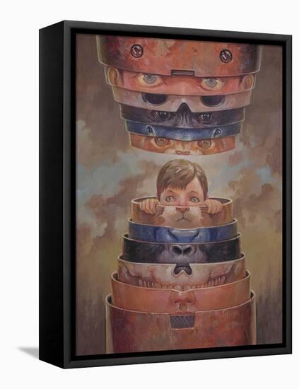 Know Thy Self-Aaron Jasinski-Framed Stretched Canvas