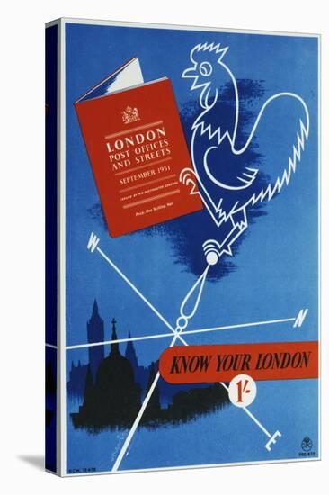 Know Your London-Nevin-Stretched Canvas