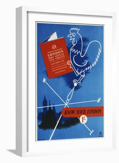 Know Your London-Nevin-Framed Art Print