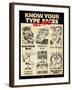 Know Your Type Faces-Tim Nyberg-Framed Giclee Print