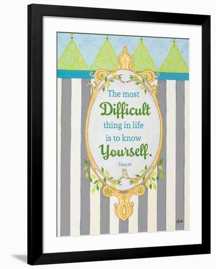 Know Yourself-Andi Metz-Framed Art Print