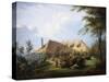 Knowle Cottage, Sidmouth, England-Isaac Fidlor-Stretched Canvas