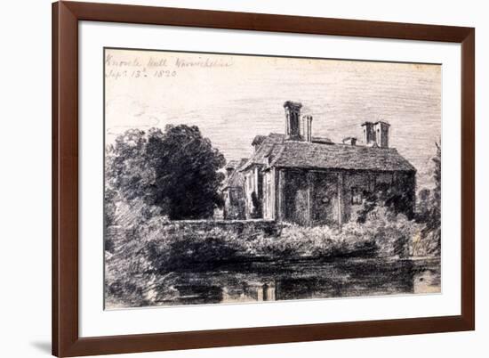 Knowle Hall, 1820-John Constable-Framed Giclee Print