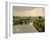 Knowle Locks, Autumn, the Grand Union Canal, West Midlands, England-David Hughes-Framed Photographic Print