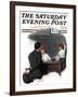 "Knowledge is Power" Saturday Evening Post Cover, October 27,1917-Norman Rockwell-Framed Giclee Print