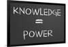 Knowledge Is Power-IJdema-Framed Art Print