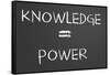 Knowledge Is Power-IJdema-Framed Stretched Canvas