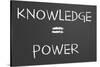 Knowledge Is Power-IJdema-Stretched Canvas