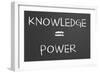 Knowledge Is Power-IJdema-Framed Art Print