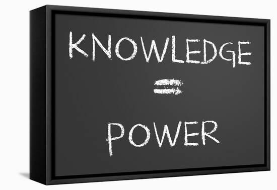 Knowledge Is Power-IJdema-Framed Stretched Canvas