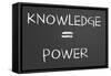 Knowledge Is Power-IJdema-Framed Stretched Canvas