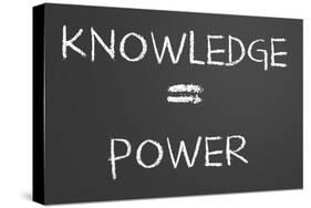 Knowledge Is Power-IJdema-Stretched Canvas